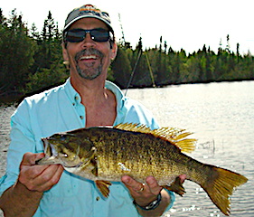 Massive Trophy Smallmouth Bass Fishing at Fireside Lodge in Canada